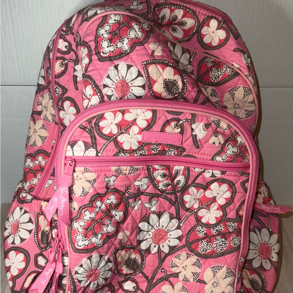 Vera Bradley Pink Floral Backpack